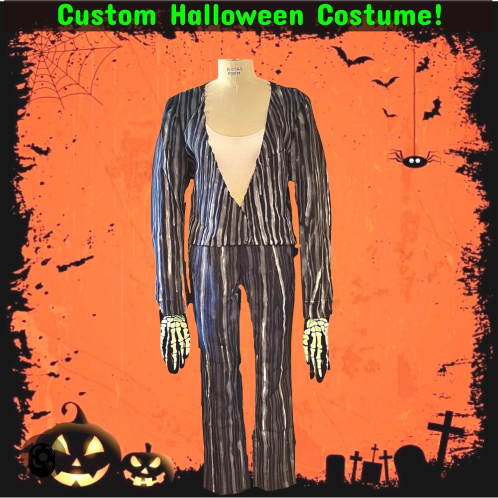 Custom Halloween Costume! UNISEX, Jack Skellington. A Definite Winner!!